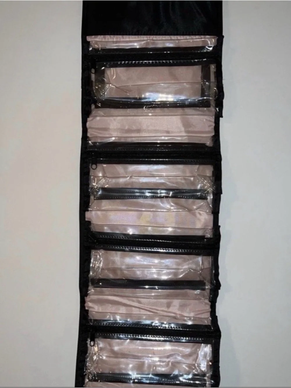 Mary Kay Hanging Roll up makeup case with travel Mirror